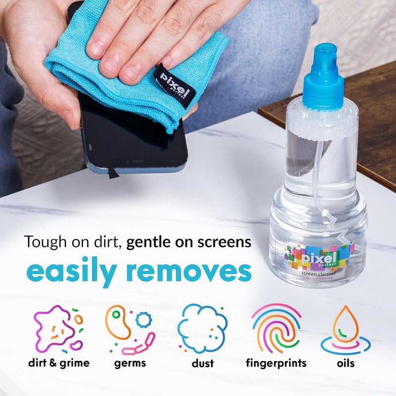 IT Dusters Pixel Perfect | 10oz | Screen Cleaner Kit, for TV, Laptops, Computers, Monitors, Phones, Tablets | 300ml Cleaning Kit, Premium Natural Spray - Image 5